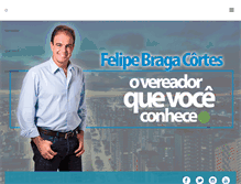 Tablet Screenshot of felipebragacortes.com.br